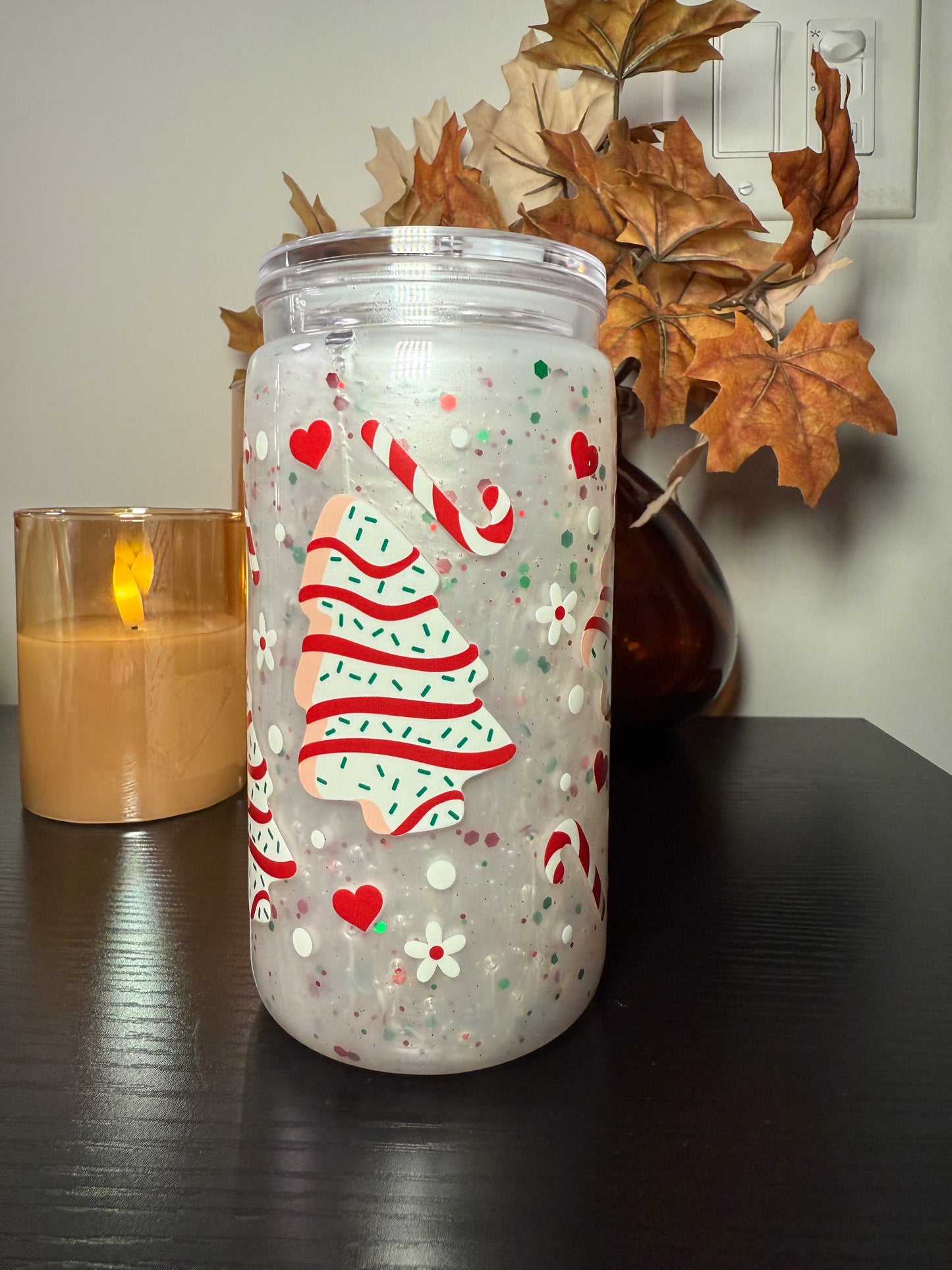 Premade- Christmas Tress Treats Cup