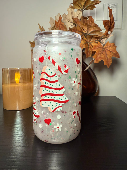 Premade- Christmas Tress Treats Cup