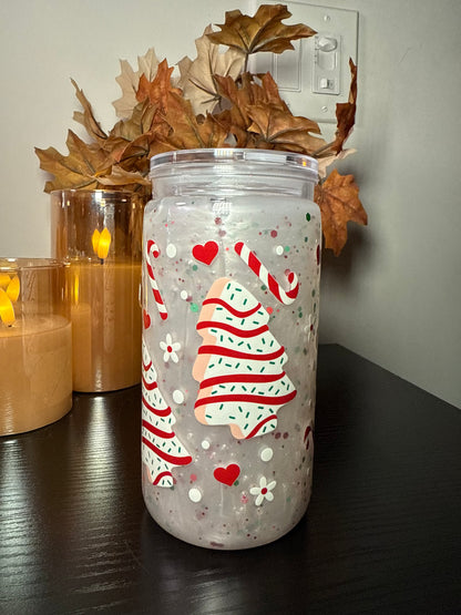 Premade- Christmas Tress Treats Cup