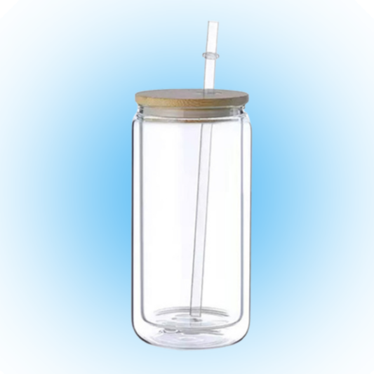 16 oz Glass Snow Globe - Compatible with UVDTF Decals